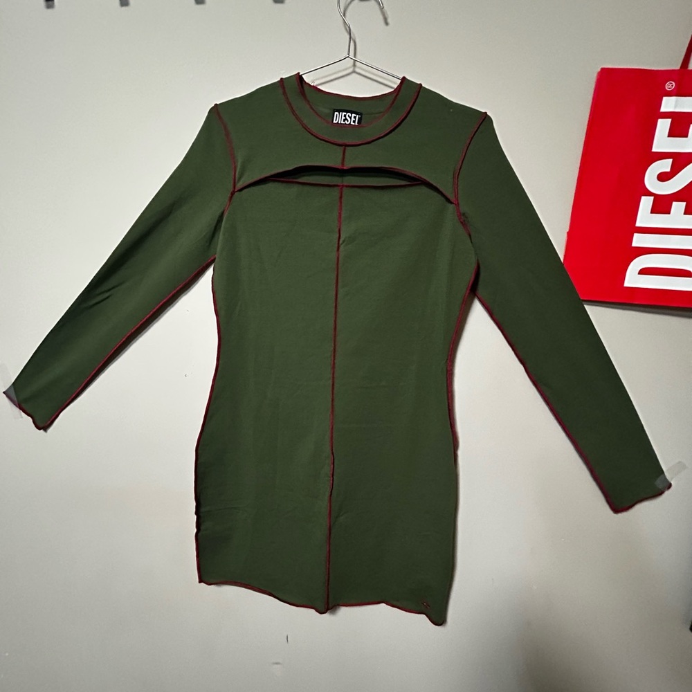 Diesel green dress